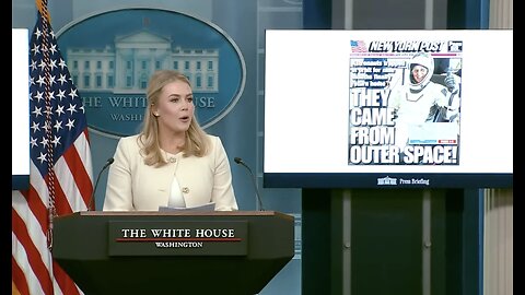 President Trump's Press Secretary Karoline Leavitt Press Briefing! Astronauts Rescued!