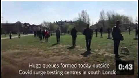 "Thousands Queue For Testing Amidst South African Variant Concerns"