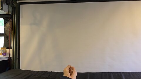Step Van RV Movie Screen Done