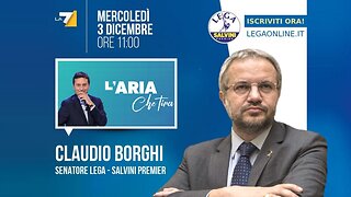🔴 Interventi del Sen. Claudio Borghi ospite a "L'aria che tira" del 03.12.2025