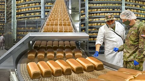 Inside US Massive Automated Bakery Producing Tons of Fresh Bread for Troops