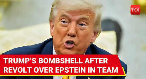 ‘Stupid, Release All…’: Trump LOSES TEMPER As Republicans Revolt Over Epstein Case