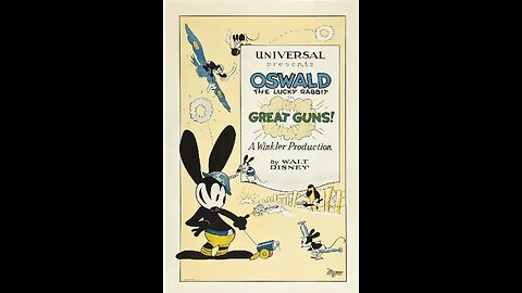 Great Guns!, 1927 starring Oswald the Lucky Rabbit