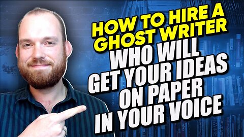 How to Hire a Ghostwriter Who'll Get Your Ideas on Paper in Your Voice by Writing Coach Joshua Lisec