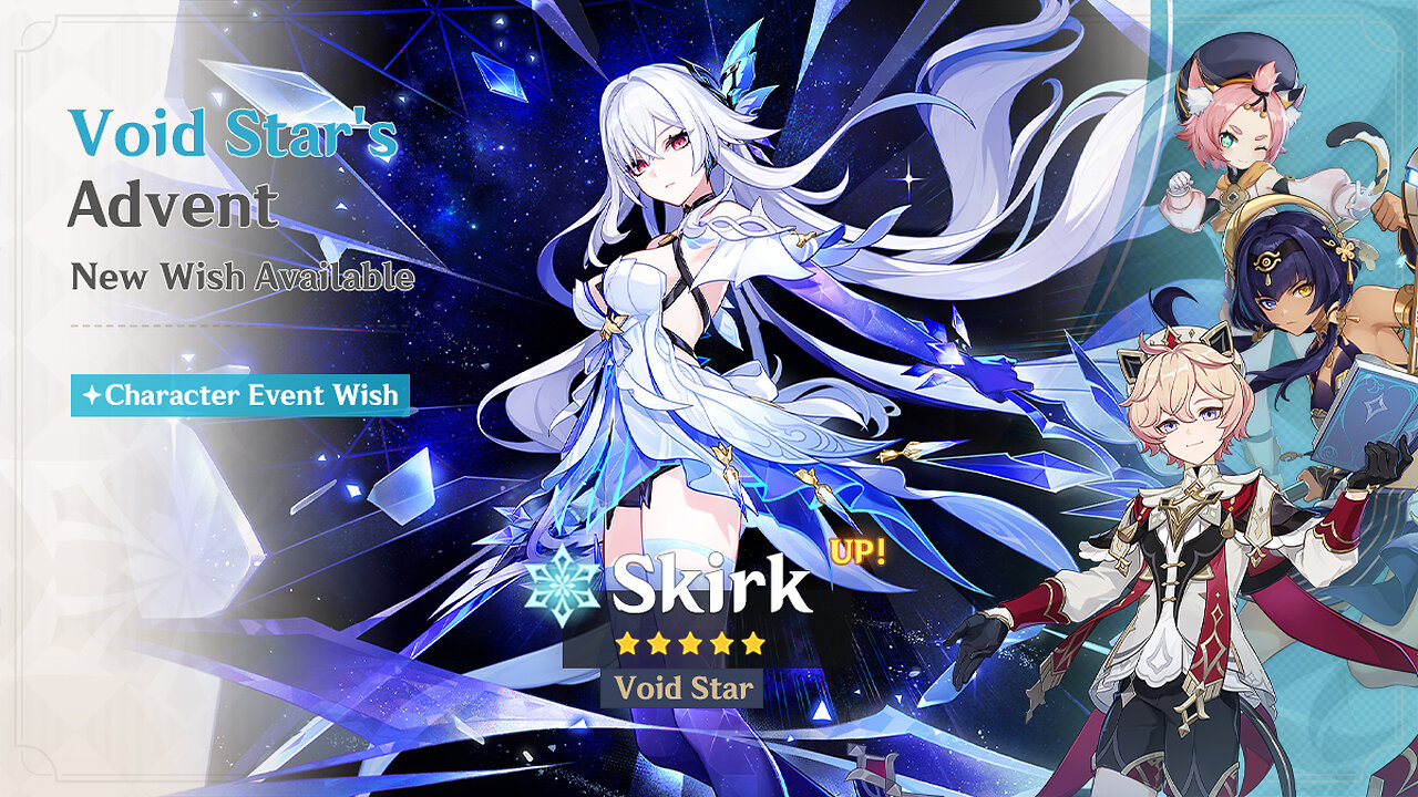 Genshin Impact Version 5.7 A Space and Time for You Banner Gameplay Skirk And Shenhe