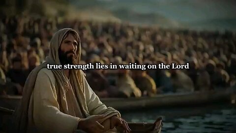JESUS EXPLAINED THE 🤴 SECRET TO BEING RESILIENT AND STRONG IN LIFE
