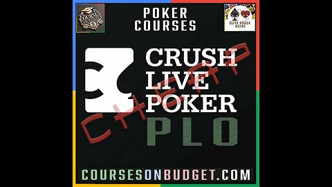 CRUSH LIVE POKER PLO Free Sample!