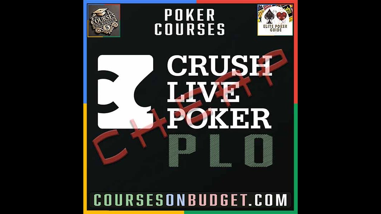 CRUSH LIVE POKER PLO Free Sample!