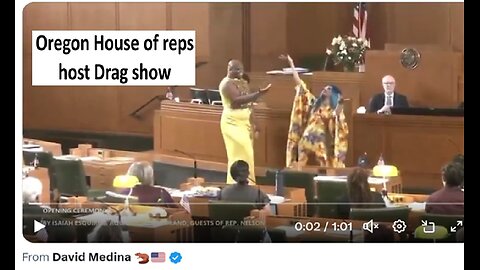 Drag show on Oregon House of reps floor