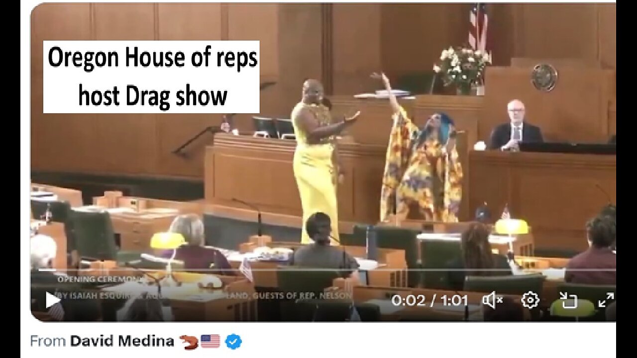 Drag show on Oregon House of reps floor