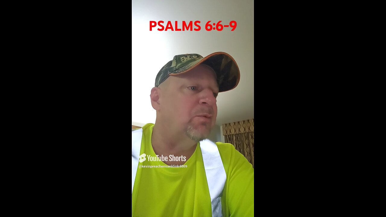 #PSALMS6:6-9 "KING DAVID ! ANXIETY AND FEAR ! ONLY HUMAN !"