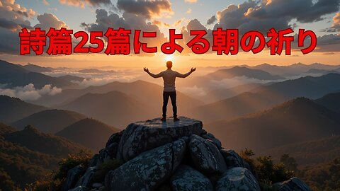 詩篇25篇による朝の祈り 導きと守りのための力強い祈り