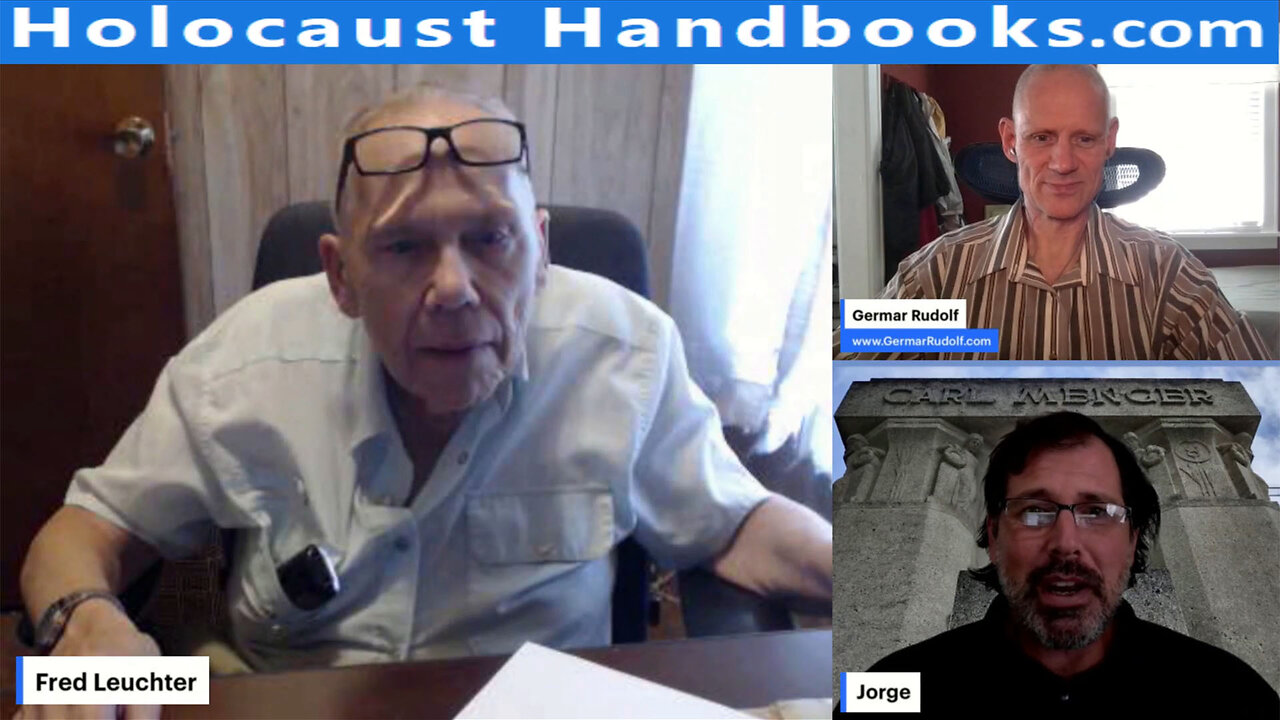 Jorge Besada and Germar Rudolf Interview Fred Leuchter (Aug. 2025)