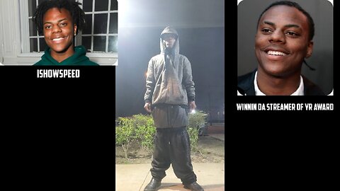 ISHOWSPEED WINNIN STREAMIN OF DA YR IN RACIST AWARD SHOW BLACC EXCELLENCE BUT HOW DID HE GETCHERE💪🏾🔵