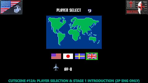 The Cutscene Project: "Aero Fighters" [Villiam/Lord White] {2P ENG} (Arcade - 1992) [NA Version]