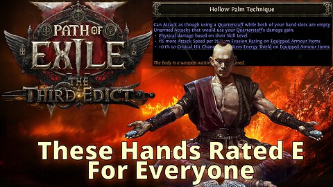 🔴Live - POE 2 The Third Edictt Day 2 - Hollow Palm Monk