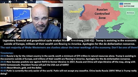 Martin Armstrong ~ Trump is assisting in the economic suicide of Europe