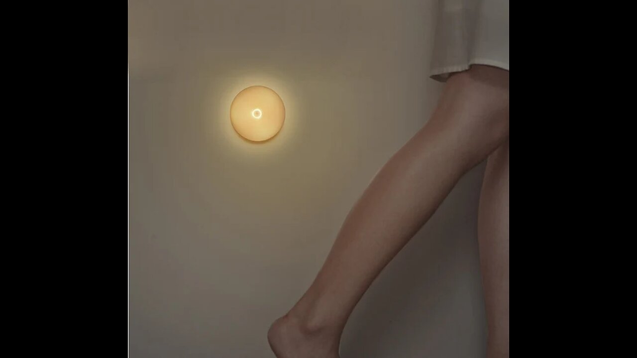 Smart Motion Sensor LED Night Light with Warm & Cool Light Version, For Home & Office