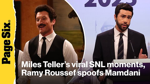 Miles Teller's viral 'SNL' moments, Ramy Youssef spoofs Zohran Mamdani