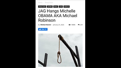 JAG Hangs Michelle OBAMA AKA Michael Robinson