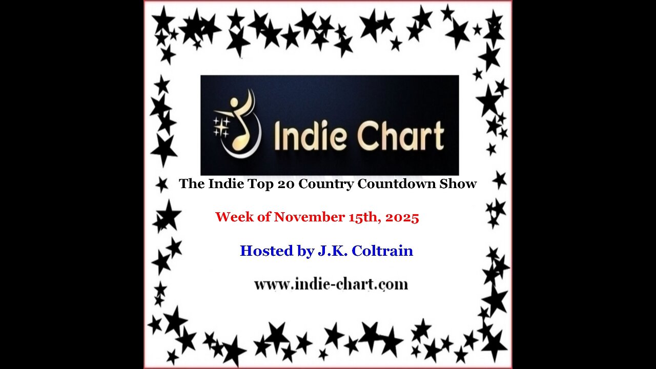 Indie Top 20 Country Countdown Show for November 15th, 2025