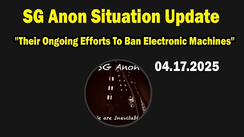 SG Anon & The Shasta Five Situation Update Apr 17: "Their Ongoing Efforts To Ban Electronic Machines"