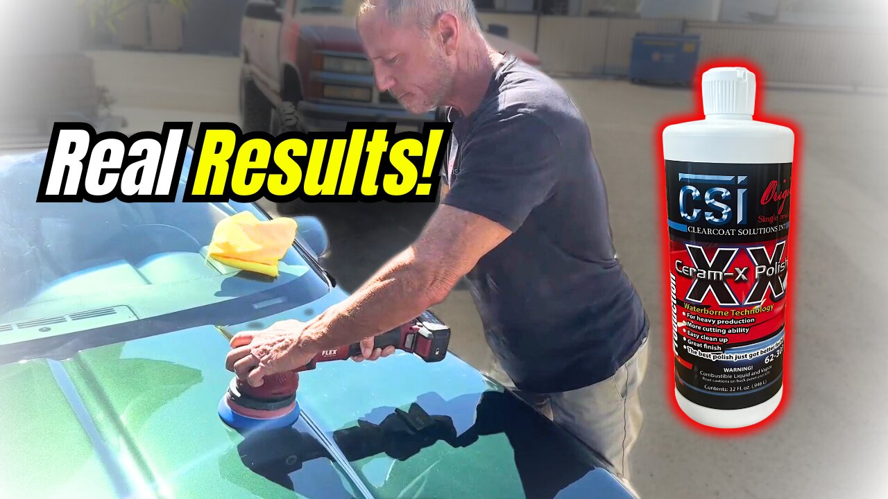 Best Auto Detailing Polish? Ceramic Double X Tested in Direct Sunlight!