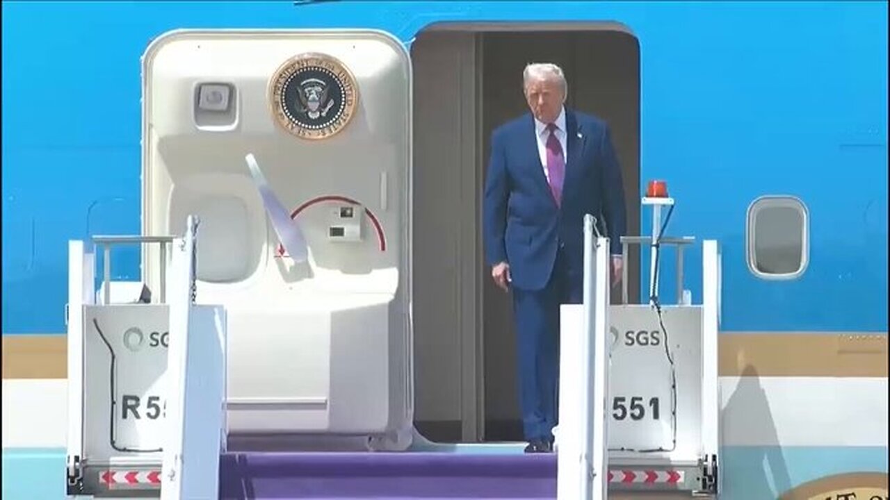 Trump has ARRIVED in Riyadh, Saudi Arabia