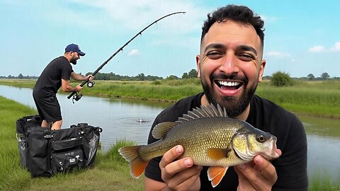 Canal Fishing Using Maggots and Lures