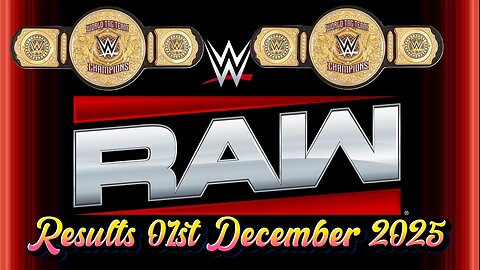WWE Raw Results 01st December 2025