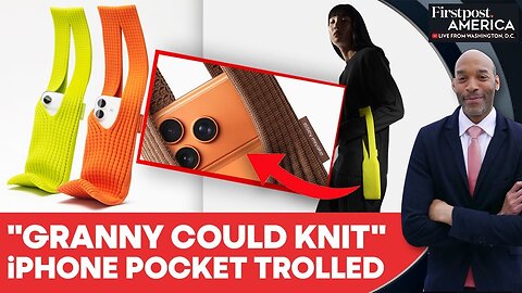 Apple Launches $230 “iPhone Pocket,” Internet Bursts Into Memes | Firstpost America | N18G