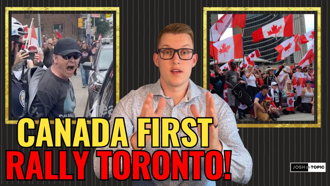 Leftist VIOLENCE ERUPTS at CANADA FIRST Rally Toronto! | The Truth They Hide!