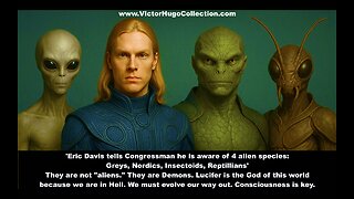 Brandon Kroll Victor Hugo Trump Aware Of Alien Species On Earth Greys Nordics Insectoids Reptillians