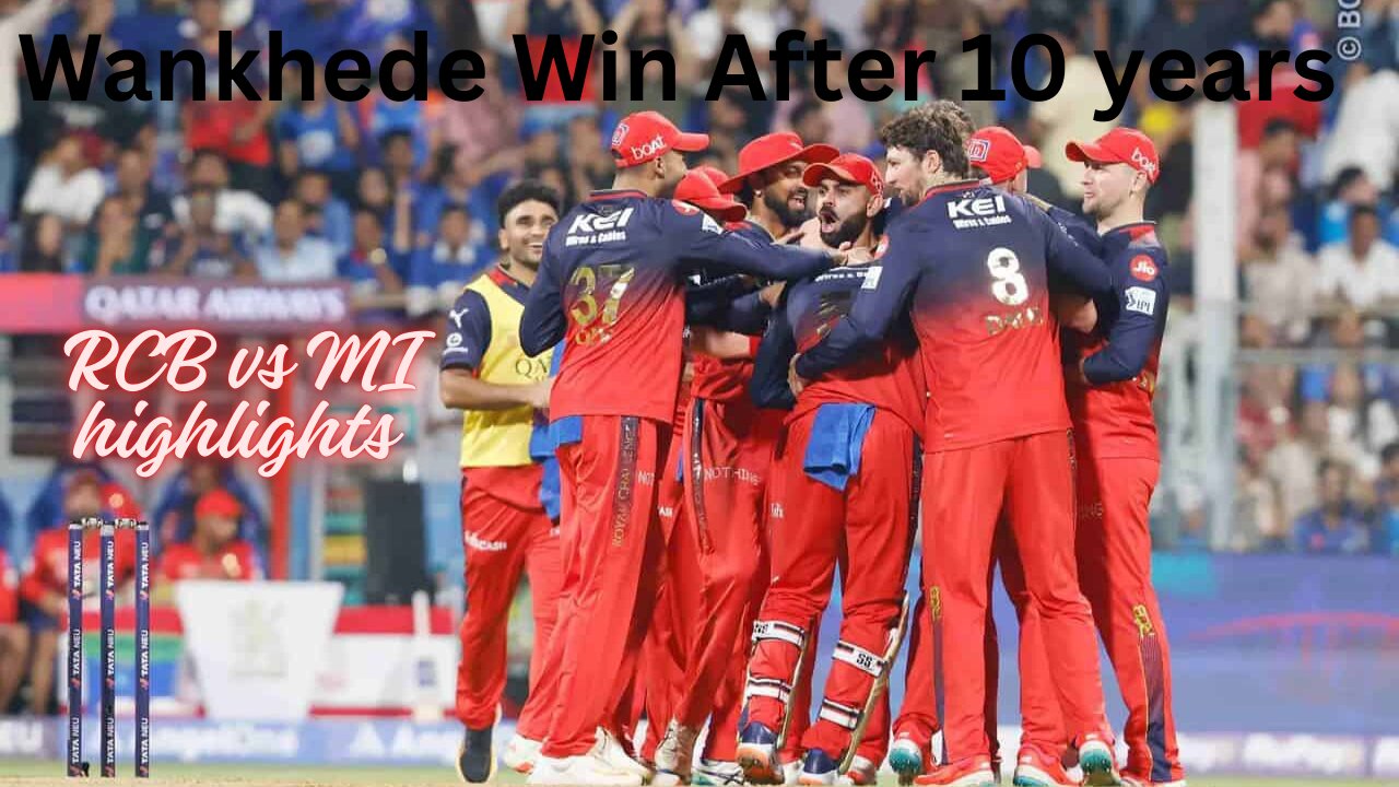 RCB vs MI highlights