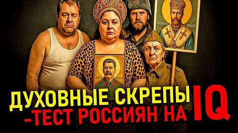 “ДУХОВНЫЕ СКРЕПЫ” - ТЕСТ РОССИЯН НА IQ 🤪