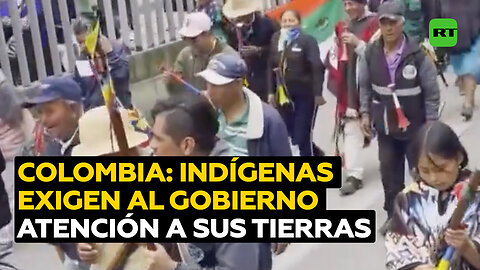 Indígenas llegan a Bogotá para exigir al Gobierno que atienda problemas de sus tierras
