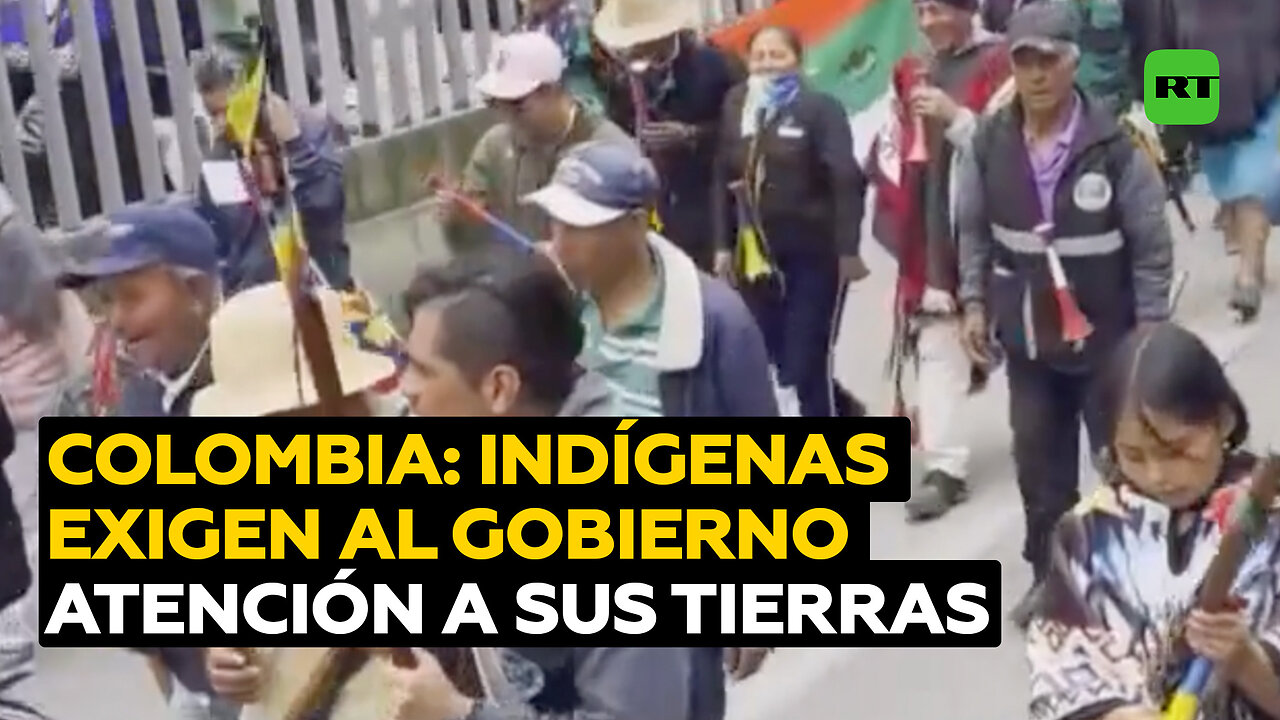 Indígenas llegan a Bogotá para exigir al Gobierno que atienda problemas de sus tierras