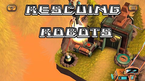 We rescue robots from an evil alien in this Interesting puzzler
