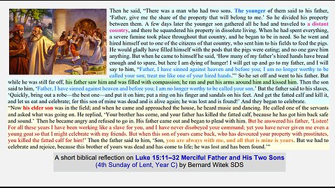 Luke 15:11–32 Merciful Father and His Two Sons