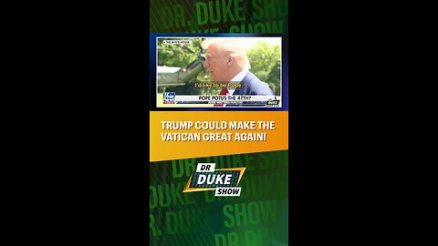 ⛪Could Trump Make The Vatican Great Again?