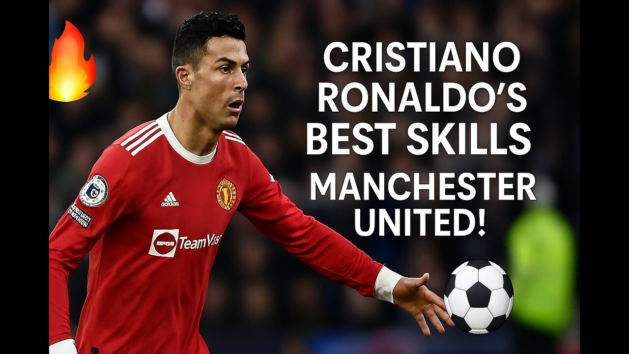 🔥 Cristiano Ronaldo's Best Skills at Manchester United! ⚡⚽