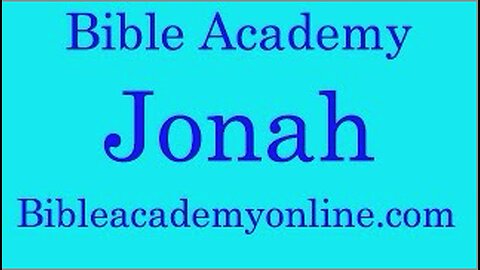 Jonah 1:1-7 Lesson 1