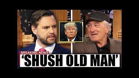 Robert De Niro Just CONFRONTED JD Vance & Trump On LIVE TV