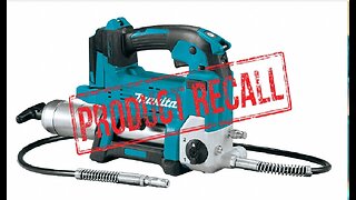 Makita recalls grease gun