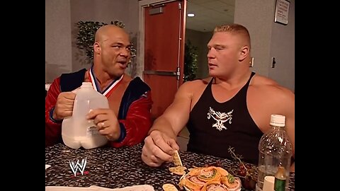 Who Knew could brock lesner do comedy ?