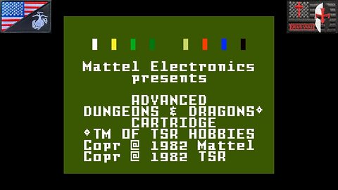 AD&D: Treasure of Tarmin (Mattel Electronics Intellivision - Attract Mode) [NA Version]