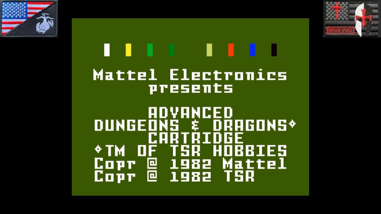 AD&D: Treasure of Tarmin (Mattel Electronics Intellivision - Attract Mode) [NA Version]