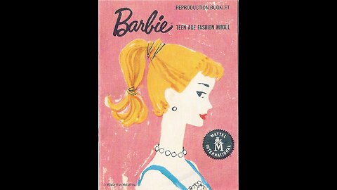 1959 Original First Barbie Catalog