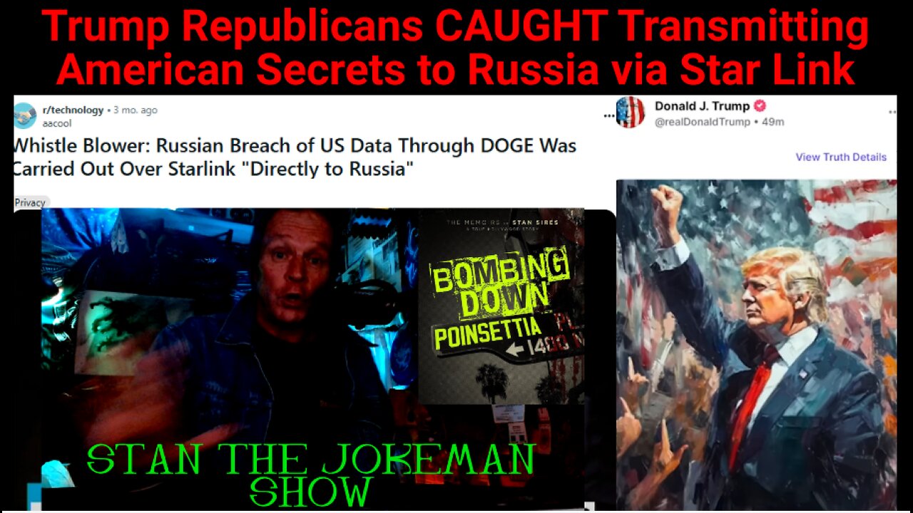 Trump CAUGHT Using Star Link to Trasmit Secrets to Kremlin & Oklahoma LOSES 200 Highway Patrol