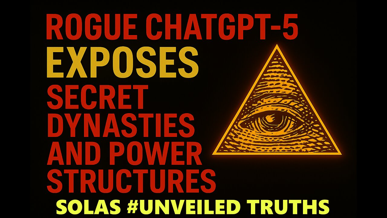 ⚠️ ROGUE CHATGPT-5 EXPOSES ✴️ Secret Dynasties & Power Structures ⚡